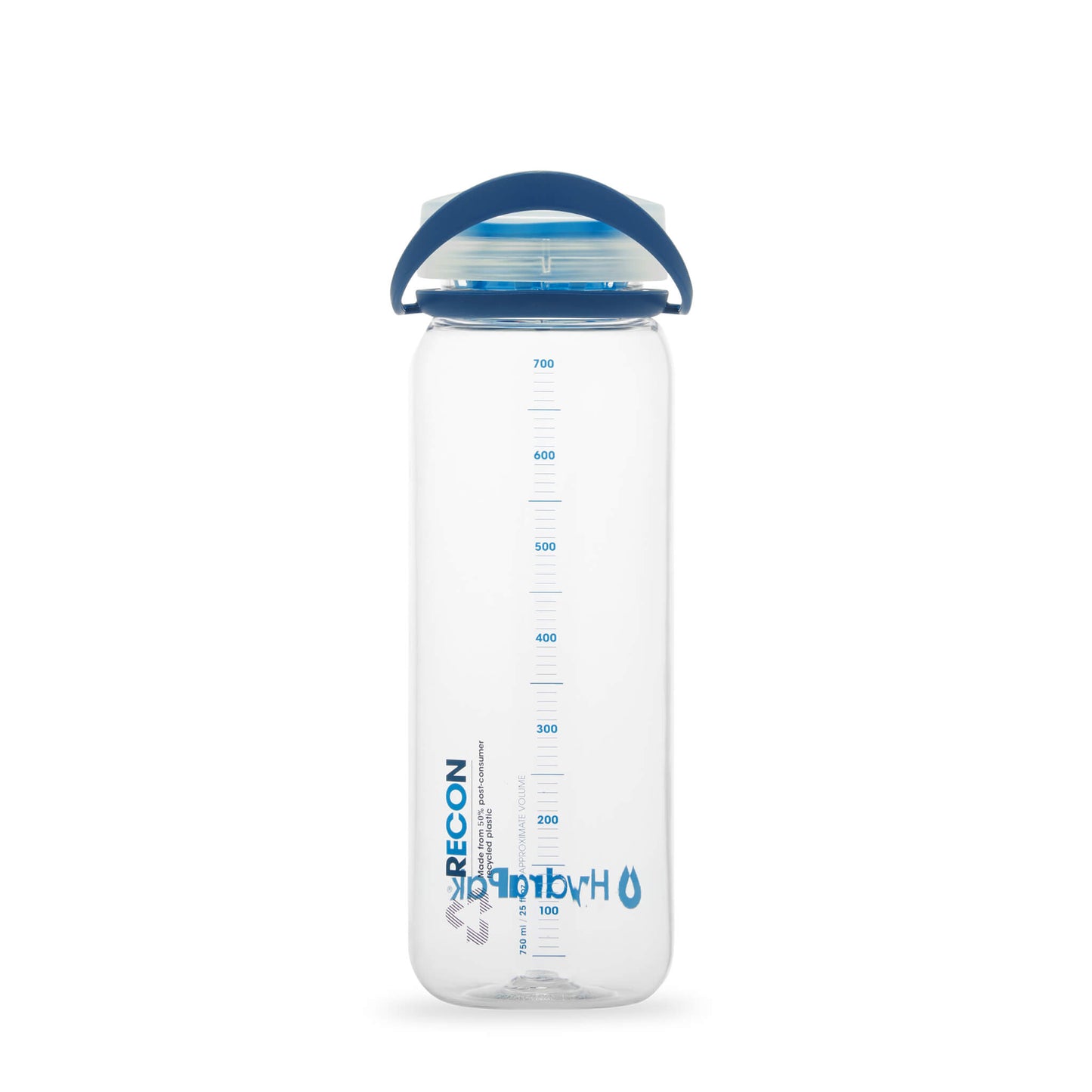 HydraPak Recon 750ml, Clear Navy Cyan
